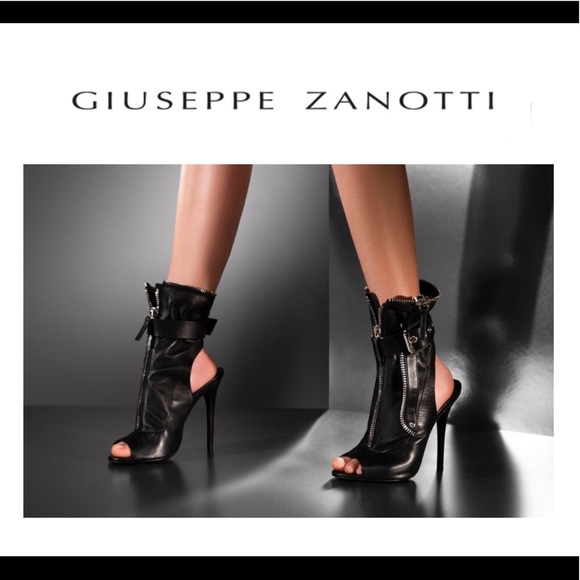 giuseppe zanotti • NEW • peeptoe biker boot - Picture 10 of 13